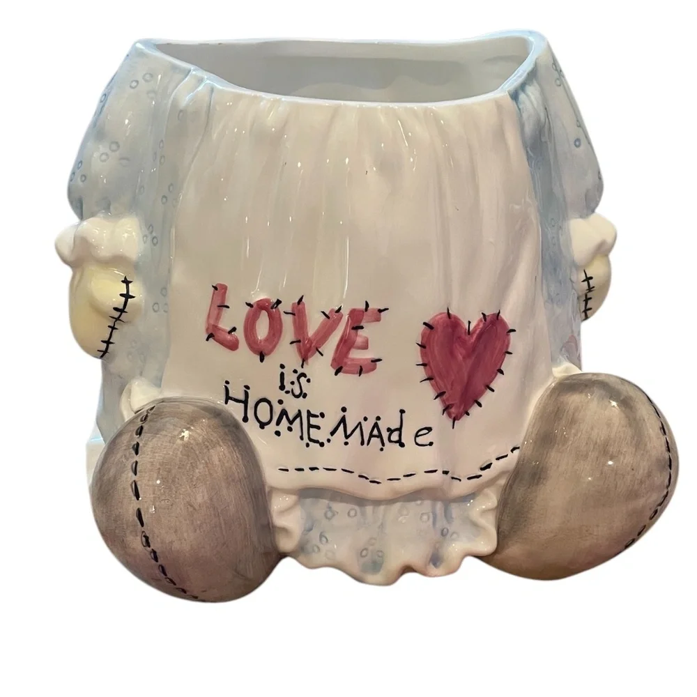 Vintage Raggedy Girl Cookie Jar - Love is Home Made‎